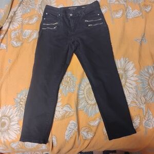 Jennifer Lopez Charcoal Ankle Jeans